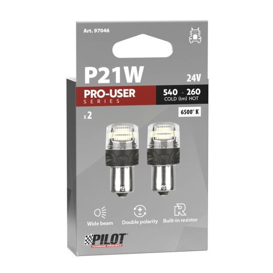 P21W 24V BA15s 540/260lm 6.500K ΔΙΠΛΗΣ ΠΟΛΙΚΟΤΗΤΑΣ LED CAN-BUS PRO-USER SERIES 24V 2ΤΕΜ.-Lampa-L9704.6 P21W 24V BA15s 540/260lm 6.500K ΔΙΠΛΗΣ ΠΟΛΙΚΟΤΗΤΑΣ LED CAN-BUS PRO-USER SERIES 24V 2ΤΕΜ.-Lampa-L9704.6