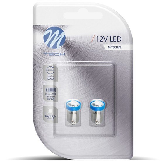 T4W 12V 0,24W BA9s (ΜΙΝΙΟΝ) LED 1xSMD5050 ΜΠΛΕ BLISTER 2ΤΕΜ. M-TECH-M-Tech-LB008B/MT T4W 12V 0,24W BA9s (ΜΙΝΙΟΝ) LED 1xSMD5050 ΜΠΛΕ BLISTER 2ΤΕΜ. M-TECH-M-Tech-LB008B/MT