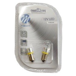 T4W 12V 1W BA9s (ΜΙΝΙΟΝ) LED 1xHP ΚΙΤΡΙΝΗ BLISTER  M-TECH -2ΤΕΜ.-M-Tech-LB016Y/MT T4W 12V 1W BA9s (ΜΙΝΙΟΝ) LED 1xHP ΚΙΤΡΙΝΗ BLISTER  M-TECH -2ΤΕΜ.-M-Tech-LB016Y/MT