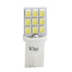 T10 W5W 12V W2,1x9,5d LED 9xSMD2835 ΛΕΥΚΟ (ΚΑΡΦΩΤΟ ΑΚΑΛΥΚΟ) BLISTER 2ΤΕΜ. M-TECH-M-Tech-LB021W/MT T10 W5W 12V W2,1x9,5d LED 9xSMD2835 ΛΕΥΚΟ (ΚΑΡΦΩΤΟ ΑΚΑΛΥΚΟ) BLISTER 2ΤΕΜ. M-TECH-M-Tech-LB021W/MT