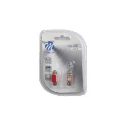 ΛΑΜΠΑΚΙΑ ΠΛΑΦΟΝΙΕΡΑΣ C5W/C10W 12V 0,49W SV8,5 31mm LED 4xFlux 3mm ΚΟΚΚΙΝΟ BLISTER 2ΤΕΜ. M-TECH-M-Tech-LB022R/MT ΛΑΜΠΑΚΙΑ ΠΛΑΦΟΝΙΕΡΑΣ C5W/C10W 12V 0,49W SV8,5 31mm LED 4xFlux 3mm ΚΟΚΚΙΝΟ BLISTER 2ΤΕΜ. M-TECH-M-Tech-LB022R/MT