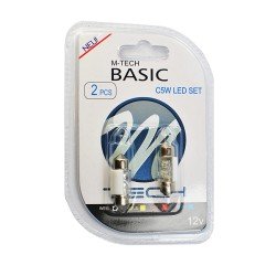 ΛΑΜΠΑΚΙΑ ΠΛΑΦΟΝΙΕΡΑΣ C5W/C10W 12V 0,26W SV8,5 31mm LED 2xFlux 3mm ΛΕΥΚΟ BLISTER 2ΤΕΜ-M-Tech-LB025W/MT ΛΑΜΠΑΚΙΑ ΠΛΑΦΟΝΙΕΡΑΣ C5W/C10W 12V 0,26W SV8,5 31mm LED 2xFlux 3mm ΛΕΥΚΟ BLISTER 2ΤΕΜ-M-Tech-LB025W/MT