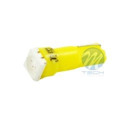 T5 12V W2x4,6d LED 1xSMD5050 ΚΙΤΡΙΝΟ (ΚΑΡΦΩΤΟ ΑΚΑΛΥΚΟ) BLISTER M-TECH -  2 ΤΕΜ.-M-Tech-LB053Y/MT