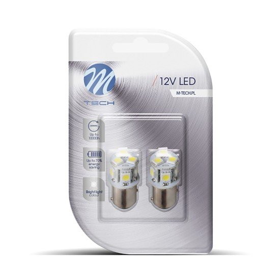 P21/5W 12V BAY15d LED 18xFlux 5mm 1,2W PREMIUM ΛΕΥΚΟ (ΔΙΠΟΛΙΚΟ) BLISTER 2ΤΕΜ. M-TECH-M-Tech-LB089W/MT P21/5W 12V BAY15d LED 18xFlux 5mm 1,2W PREMIUM ΛΕΥΚΟ (ΔΙΠΟΛΙΚΟ) BLISTER 2ΤΕΜ. M-TECH-M-Tech-LB089W/MT