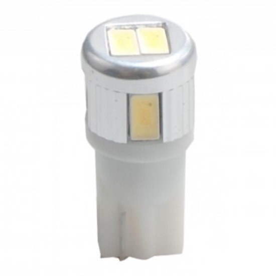 T10 W5W 12V W2,1x9,5d LED 6xSMD5730 ΛΕΥΚΟ (ΚΑΡΦΩΤΟ ΑΚΑΛΥΚΟ) BLISTER 2ΤΕΜ. M-TECH-M-Tech-LB093W/MT T10 W5W 12V W2,1x9,5d LED 6xSMD5730 ΛΕΥΚΟ (ΚΑΡΦΩΤΟ ΑΚΑΛΥΚΟ) BLISTER 2ΤΕΜ. M-TECH-M-Tech-LB093W/MT