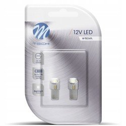 T10 W5W 12V W2,1x9,5d LED 6xSMD5730 ΛΕΥΚΟ (ΚΑΡΦΩΤΟ ΑΚΑΛΥΚΟ) BLISTER 2ΤΕΜ. M-TECH-M-Tech-LB093W/MT