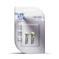 T10 W5W 12V W2,1x9,5d LED 3xSMD5050 ΛΕΥΚΟ (ΚΑΡΦΩΤΟ CAN-BUS) BLISTER 2ΤΕΜ. M-TECH-M-Tech-LB324AW/MT T10 W5W 12V W2,1x9,5d LED 3xSMD5050 ΛΕΥΚΟ (ΚΑΡΦΩΤΟ CAN-BUS) BLISTER 2ΤΕΜ. M-TECH-M-Tech-LB324AW/MT