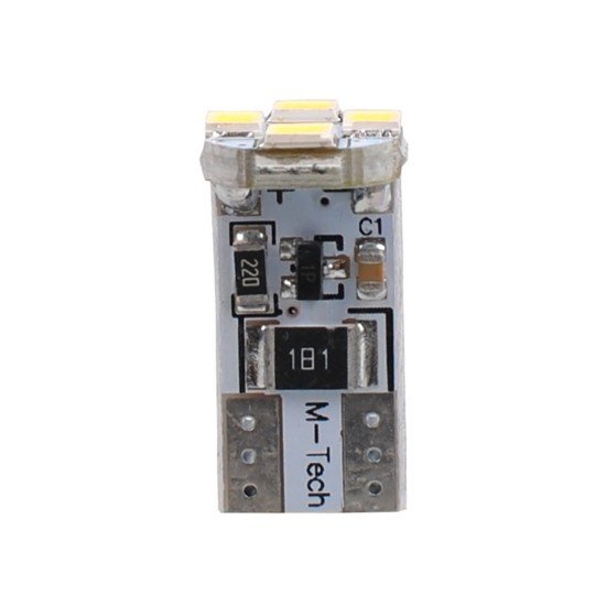 T10 W5W 12V W2,1x9,5d LED 4xSMD3528 ΛΕΥΚΟ (ΚΑΡΦΩΤΟ CAN-BUS) OSRAM LED BLISTER 2ΤΕΜ. M-TECH-M-Tech-LB329W/MT T10 W5W 12V W2,1x9,5d LED 4xSMD3528 ΛΕΥΚΟ (ΚΑΡΦΩΤΟ CAN-BUS) OSRAM LED BLISTER 2ΤΕΜ. M-TECH-M-Tech-LB329W/MT