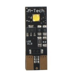 T10 W5W 12V W2.1x9.5d 1,6W 2xHP LED ΛΕΥΚΟ CAN-BUS BLISTER 2ΤΕΜ. M-TECH-M-Tech-LB802W/MT