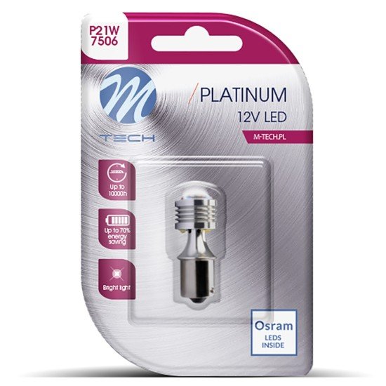 P21W 12/24V Ba15s 3,5W 450lm 4xHP LED OSRAM OPTO ΛΕΥΚΟ BLISTER 1ΤΕΜ. M-TECH-M-Tech-LB811W-01B/MT P21W 12/24V Ba15s 3,5W 450lm 4xHP LED OSRAM OPTO ΛΕΥΚΟ BLISTER 1ΤΕΜ. M-TECH-M-Tech-LB811W-01B/MT
