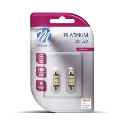 ΛΑΜΠΑΚΙΑ ΠΛΑΦΟΝΙΕΡΑΣ C5W 12V SV8.5 2,1W 450lm 41mm 9x5630SMD LED CAN-BUS ΘΕΡΜΟ ΛΕΥΚΟ ΦΩΣ m-TECH - 2 ΤΕΜ.-M-Tech-LB816WW/MT ΛΑΜΠΑΚΙΑ ΠΛΑΦΟΝΙΕΡΑΣ C5W 12V SV8.5 2,1W 450lm 41mm 9x5630SMD LED CAN-BUS ΘΕΡΜΟ ΛΕΥΚΟ ΦΩΣ m-TECH - 2 ΤΕΜ.-M-Tech-LB816WW/MT