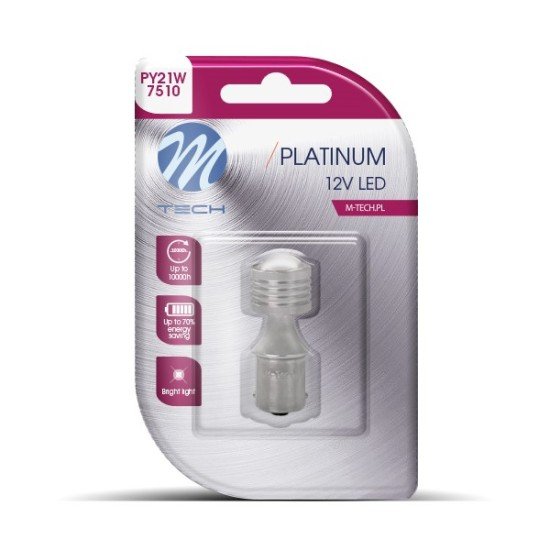 PY21W 12/24V BAU15s 2,8W 450lm 4xHP LED CANBUS ΚΙΤΡΙΝΟ BLISTER M-TECH -1ΤΕΜ. -M-Tech-LB836Y-01B/MT PY21W 12/24V BAU15s 2,8W 450lm 4xHP LED CANBUS ΚΙΤΡΙΝΟ BLISTER M-TECH -1ΤΕΜ. -M-Tech-LB836Y-01B/MT