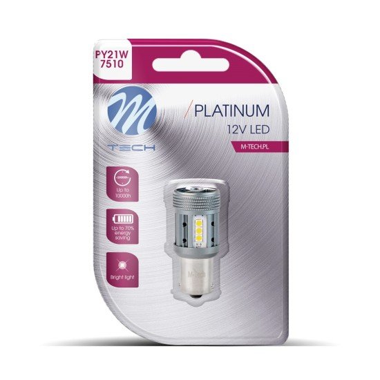 ΛΑΜΠΑΚΙ PY21W 12/24V BA15s 12xSMD3030 LED CAN-BUS ΠΟΡΤΟΚΑΛΙ PLATINIUM BLISTER M-TECH - 1 ΤΕΜ -M-Tech-LB852Y-01B/MT ΛΑΜΠΑΚΙ PY21W 12/24V BA15s 12xSMD3030 LED CAN-BUS ΠΟΡΤΟΚΑΛΙ PLATINIUM BLISTER M-TECH - 1 ΤΕΜ -M-Tech-LB852Y-01B/MT