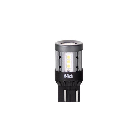 ΛΑΜΠΑΚΙ W21/5W T20 7443 W3x16q 12/24V 600lm 4W 15x3030SMD LED CAN-BUS PLATINIUM ΛΕΥΚΟ BLISTER - 1 ΤΕΜ.-M-Tech-LB865W-01B/MT ΛΑΜΠΑΚΙ W21/5W T20 7443 W3x16q 12/24V 600lm 4W 15x3030SMD LED CAN-BUS PLATINIUM ΛΕΥΚΟ BLISTER - 1 ΤΕΜ.-M-Tech-LB865W-01B/MT