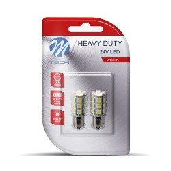 R5W/R10W 24V 5,9W BA15s LED 24xSMD5050 ΛΕΥΚΟ (ΜΟΝΟΠΟΛΙΚΟ) BLISTER 2ΤΕΜ. M-TECH-M-Tech-LB9104W/MT R5W/R10W 24V 5,9W BA15s LED 24xSMD5050 ΛΕΥΚΟ (ΜΟΝΟΠΟΛΙΚΟ) BLISTER 2ΤΕΜ. M-TECH-M-Tech-LB9104W/MT