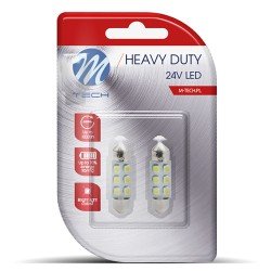 ΛΑΜΠΑΚΙΑ ΠΛΑΦΟΝΙΕΡΑΣ C5W 24V 0,24W SV8,5 36mm LED 6xSMD3528 ΜΠΛΕ BLISTER 2ΤΕΜ. M-TECH-M-Tech-LB928B/MT ΛΑΜΠΑΚΙΑ ΠΛΑΦΟΝΙΕΡΑΣ C5W 24V 0,24W SV8,5 36mm LED 6xSMD3528 ΜΠΛΕ BLISTER 2ΤΕΜ. M-TECH-M-Tech-LB928B/MT