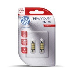 ΛΑΜΠΑΚΙΑ ΠΛΑΦΟΝΙΕΡΑΣ C5W 24V SV8,5 41mm 9xSMD5630 LED ΛΕΥΚΟ HEAVY DUTY BLISTER  M-TECH - 2 ΤΕΜ.-M-Tech-LB9816W/MT ΛΑΜΠΑΚΙΑ ΠΛΑΦΟΝΙΕΡΑΣ C5W 24V SV8,5 41mm 9xSMD5630 LED ΛΕΥΚΟ HEAVY DUTY BLISTER  M-TECH - 2 ΤΕΜ.-M-Tech-LB9816W/MT