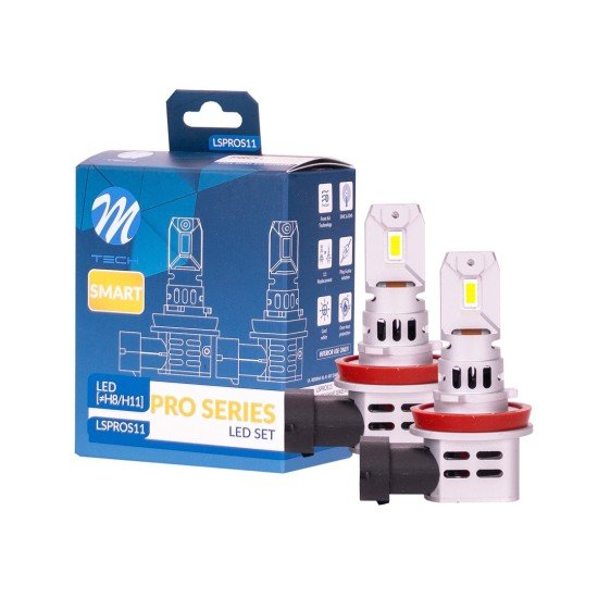 ΛΑΜΠΕΣ H11 12V 2x 21W max6.000K 4600lm PRO SMART SERIES LED  M-TECH - 2 τεμ.-M-Tech-LSPROS11/MT ΛΑΜΠΕΣ H11 12V 2x 21W max6.000K 4600lm PRO SMART SERIES LED  M-TECH - 2 τεμ.-M-Tech-LSPROS11/MT