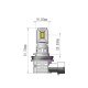 ΛΑΜΠΕΣ H11 12V 2x 21W max6.000K 4600lm PRO SMART SERIES LED  M-TECH - 2 τεμ.-M-Tech-LSPROS11/MT ΛΑΜΠΕΣ H11 12V 2x 21W max6.000K 4600lm PRO SMART SERIES LED  M-TECH - 2 τεμ.-M-Tech-LSPROS11/MT