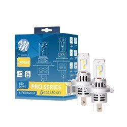 ΛΑΜΠEΣ LED H4 12V 4.000K 52W 4.300lm LED CANBUS CSP5730 PRO SMART SERIES  M-TECH - 2 ΤΕΜ.-M-Tech-LSPROSGLD4/MT ΛΑΜΠEΣ LED H4 12V 4.000K 52W 4.300lm LED CANBUS CSP5730 PRO SMART SERIES  M-TECH - 2 ΤΕΜ.-M-Tech-LSPROSGLD4/MT