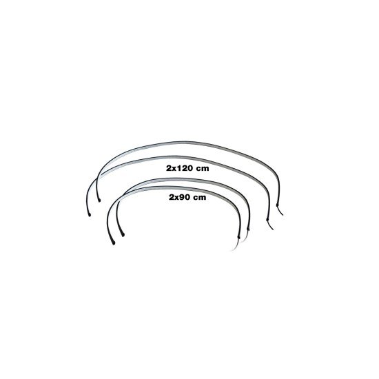 ΤΑΙΝΙΑ UNDERCAR ΚΟΚΚΙΝΟ 12V LED 5050SMD ΑΔΙΑΒΡΟΧΗ (2x120cm + 2x90cm) SIMONI RACING - 4 TEM-Simoni Racing-SRLUR