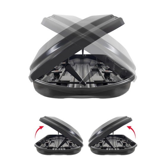 ΜΠΑΓΚΑΖΙΕΡΑ ΟΡΟΦΗΣ DIAMOND 500 DUO BLACK (ΜΑΥΡΗ/ΓΥΑΛΙΣΤΕΡΗ) MENABO-Menabo-8140/MB ΜΠΑΓΚΑΖΙΕΡΑ ΟΡΟΦΗΣ DIAMOND 500 DUO BLACK (ΜΑΥΡΗ/ΓΥΑΛΙΣΤΕΡΗ) MENABO-Menabo-8140/MB