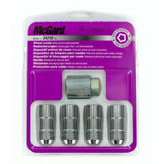 Lampa - Παξιμάδια Ασφαλείας 14x1.5 Κωνικά Τύπου F250 Μήκος 50mm 22 Για Τροχούς Αυτοκινήτου – 1 σετ (L.MG24210SU)-Lampa-L.MG24210SU