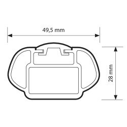 ΜΠΑΡΕΣ ΟΡΟΦΗΣ ΓΙΑ S/W RAIL-TOP ΑΛΟΥΜΙΝΙΟΥ 140cm ΜΕ ΚΛΕΙΔΙ 2τεμ.-Nordrive-N15037 ΜΠΑΡΕΣ ΟΡΟΦΗΣ ΓΙΑ S/W RAIL-TOP ΑΛΟΥΜΙΝΙΟΥ 140cm ΜΕ ΚΛΕΙΔΙ 2τεμ.-Nordrive-N15037