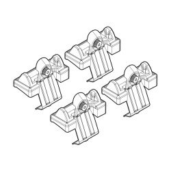 ΑΚΡΑ ΓΙΑ ΜΠΑΡΕΣ NORDRIVE ΓΙΑ FIAT GRANDE PUNTO 3D/5D 09/05-04/12 KIT-Nordrive-N21056