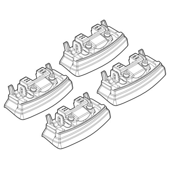 ΑΚΡΑ ΓΙΑ ΜΠΑΡΕΣ NORDRIVE ΓΙΑ RENAULT KOLEOS 06/08+ KIT-Nordrive-N21137