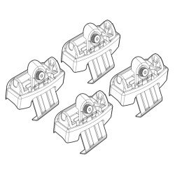 ΑΚΡΑ ΓΙΑ ΜΠΑΡΕΣ NORDRIVE ΓΙΑ HYUNDAI ix20 11/10+ KIT-Nordrive-N21146