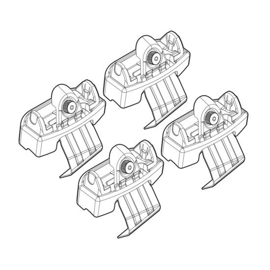 ΑΚΡΑ ΓΙΑ ΜΠΑΡΕΣ NORDRIVE ΓΙΑ VOLVO V50 (no railing) 02/04+ KIT-Nordrive-N21148 ΑΚΡΑ ΓΙΑ ΜΠΑΡΕΣ NORDRIVE ΓΙΑ VOLVO V50 (no railing) 02/04+ KIT-Nordrive-N21148