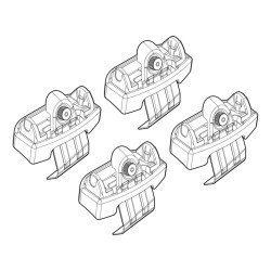 ΑΚΡΑ ΓΙΑ ΜΠΑΡΕΣ NORDRIVE ΓΙΑ FIAT 500X 11/14+ KIT-Nordrive-N21171