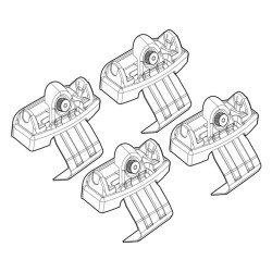 ΑΚΡΑ ΓΙΑ ΜΠΑΡΕΣ NORDRIVE ΓΙΑ RENAULT TWINGO/TWIGO OPENAIR 9/14+ KIT-Nordrive-N21172