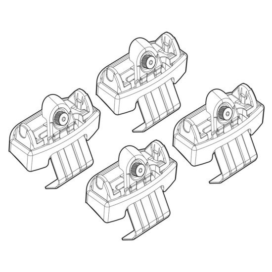 ΑΚΡΑ ΓΙΑ ΜΠΑΡΕΣ NORDRIVE ΓΙΑ RENAULT ESPACE 05/15+  KIT-Nordrive-N21178