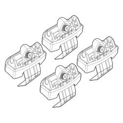 ΑΚΡΑ ΓΙΑ ΜΠΑΡΕΣ NORDRIVE ΓΙΑ FIAT TIPO 4/5D 12/15+ KIT-Nordrive-N21185