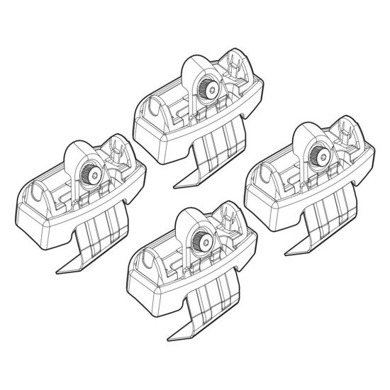 ΑΚΡΑ ΓΙΑ ΜΠΑΡΕΣ NORDRIVE ΓΙΑ FIAT TIPO 4/5D 12/15+ KIT-Nordrive-N21185