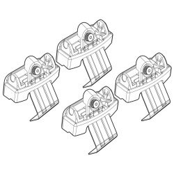 ΑΚΡΑ ΓΙΑ ΜΠΑΡΕΣ NORDRIVE ΓΙΑ RENAULT MEGANE IV 5D 01/16+ KIT-Nordrive-N21189