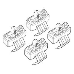 ΑΚΡΑ ΓΙΑ ΜΠΑΡΕΣ NORDRIVE ΓΙΑ PEUGEOT 3008 10/16+ KIT-Nordrive-N21204