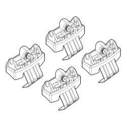 ΑΚΡΑ ΓΙΑ ΜΠΑΡΕΣ NORDRIVE ΓΙΑ OPEL CROSSLAND X 5D 2017+ KIT-Nordrive-N21213