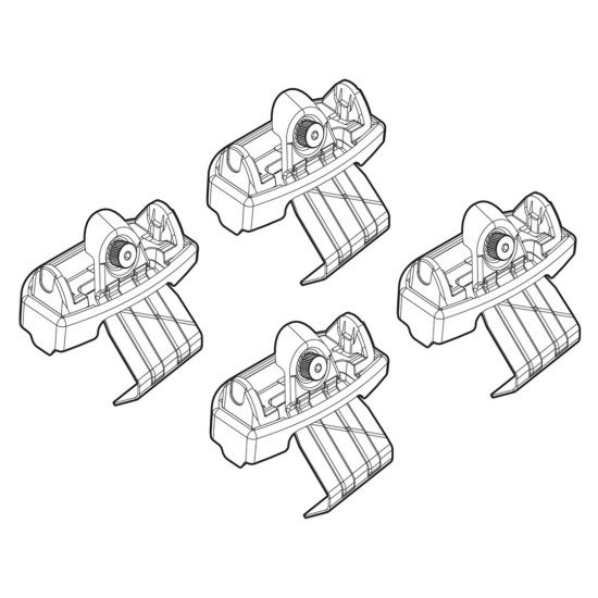 ΑΚΡΑ ΓΙΑ ΜΠΑΡΕΣ NORDRIVE ΓΙΑ VOLVO S90 4D 09/16+ KIT-Nordrive-N21216