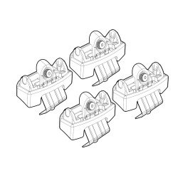 ΑΚΡΑ ΓΙΑ ΜΠΑΡΕΣ NORDRIVE ΓΙΑ AUDI Q3 SPORTBACK 10/2019+  - 4 τεμ.-Nordrive-N21250 ΑΚΡΑ ΓΙΑ ΜΠΑΡΕΣ NORDRIVE ΓΙΑ AUDI Q3 SPORTBACK 10/2019+  - 4 τεμ.-Nordrive-N21250