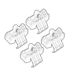 ΑΚΡΑ ΓΙΑ ΜΠΑΡΕΣ NORDRIVE ΓΙΑ HYUNDAI I20 5D 12/2020+  - 4 τεμ.-Nordrive-N21255