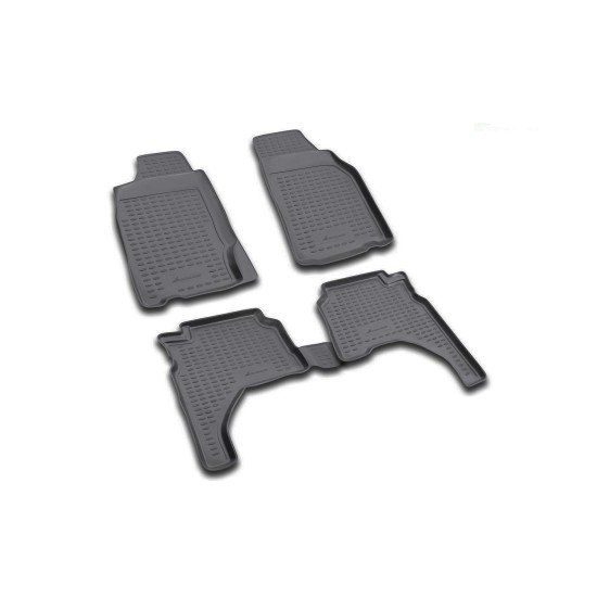 ΜΑΡΚΕ ΠΑΤΑΚΙΑ ΣΕ ΣΚΑΦΗ TPE ΛΑΣΤΙΧΟ ΓΙΑ MITSUBISHI L200 4D 1996-2005  ΣΕ ΜΑΥΡΟ ΧΡΩΜΑ NOVLINE - 4 ΤΕΜ.-Novline-NLC.35.10.210/NV