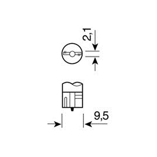 ΛΑΜΠΑΚΙΑ W16W 12V W2.1x9.5d-Lampa-L5809.9 ΛΑΜΠΑΚΙΑ W16W 12V W2.1x9.5d-Lampa-L5809.9