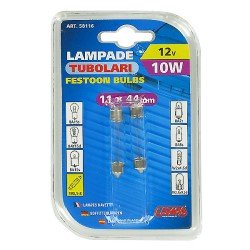 ΣΕΤ ΛΑΜΠΑΚΙΑ 12V/10W SV8.5-8-Lampa-5811.6-LM ΣΕΤ ΛΑΜΠΑΚΙΑ 12V/10W SV8.5-8-Lampa-5811.6-LM
