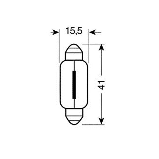 ΛΑΜΠΑΚΙΑ ΣΩΛΗΝΩΤΑ 18W/12V SV8,5x8 15x41m-Lampa-5836.8-LM ΛΑΜΠΑΚΙΑ ΣΩΛΗΝΩΤΑ 18W/12V SV8,5x8 15x41m-Lampa-5836.8-LM
