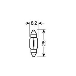 ΛΑΜΠΑΚΙΑ ΣΩΛΗΝΩΤΑ 15W/12V SV7-8 8x28mm-Lampa-5830.9-LM ΛΑΜΠΑΚΙΑ ΣΩΛΗΝΩΤΑ 15W/12V SV7-8 8x28mm-Lampa-5830.9-LM