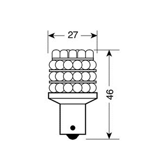 ΛΑΜΠΑ ΜΟΝΟΠΟΛΙΚΗ 36 LED ΠΟΡΤΟΚΑΛΙ 12V-Lampa-L5844.0 ΛΑΜΠΑ ΜΟΝΟΠΟΛΙΚΗ 36 LED ΠΟΡΤΟΚΑΛΙ 12V-Lampa-L5844.0