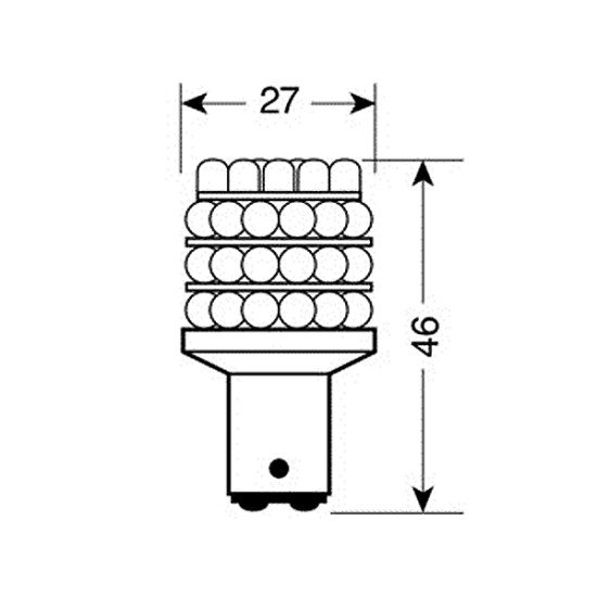 ΛΑΜΠΑ ΔΙΠΟΛΙΚΗ 36 LED ΚΟΚΚΙΝΟ ΧΡΩΜΑ 12V-Lampa-5844.2-LM ΛΑΜΠΑ ΔΙΠΟΛΙΚΗ 36 LED ΚΟΚΚΙΝΟ ΧΡΩΜΑ 12V-Lampa-5844.2-LM